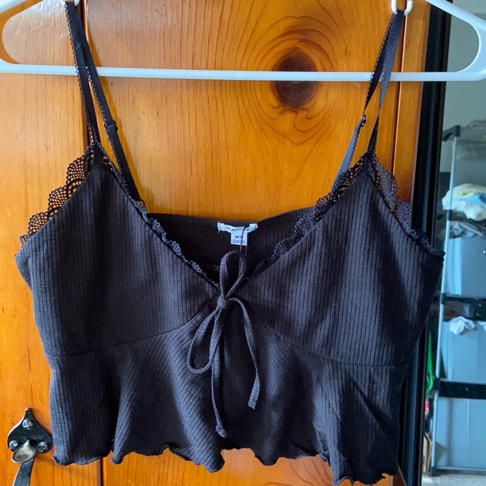 Garage cropped tank top